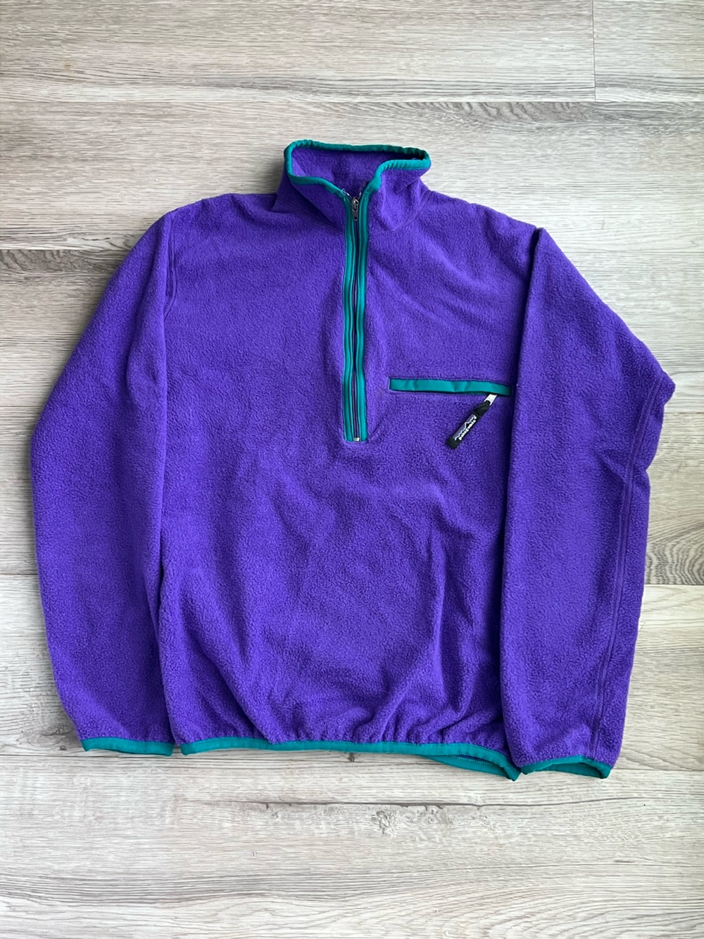 Vintage Patagonia Purple Fleece Pullover Jacket Synchilla 1/4 Zip women’s small